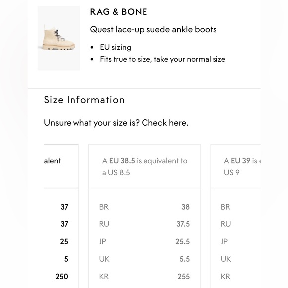 RAG & BONE
Quest lace-up suede ankle boots - Picture 5 of 14